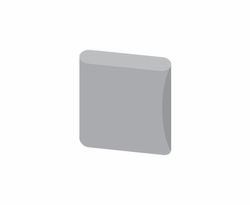 Kliny korekcyjne RUCK® smartgel plug+switch, prostokątne, szare, małe, soft, 20 szt