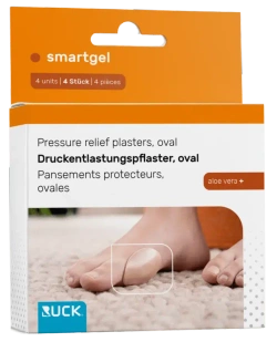 RUCK smartgel owalne plastry odciążające 53 × 36 mm, 4 sztuki