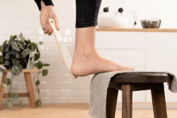 Pilnik drewniany do pedicure RUCK®, dwustronny, 1 szt.