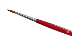 Pędzelek KOLINSKY dla stylistek paznokci, szpiczasty, rozm. 6