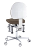 Krzesło zdrowotne Bioswing, beauty, mocca, rozmiar 1, podnośnik długi