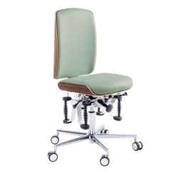 Zdrowotne krzesło RUCK STOOL Bioswing, CPL Orzech, szałwia