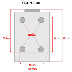 Yeson autoklaw parowy, seria E 18L
