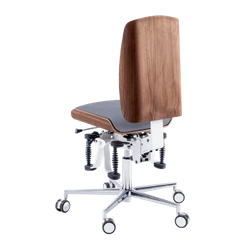 Zdrowotne krzesło RUCK STOOL Bioswing, CPL Orzech, ocean