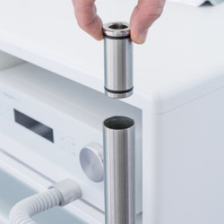 Tuleja na tackę ze stali nierdzewnej do szafki RUCK® ROOM CLASSIC