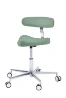 Podologiczny taboret RUCK STOOL triangle, radius, CPL Biały, szałwia, długi