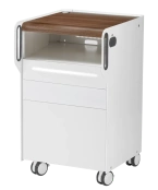 Podologiczna szafka RUCK® ROOM move S z światłem LED, CPL orzech