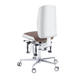 Zdrowotne krzesło RUCK STOOL Bioswing, CPL Biały, muskat