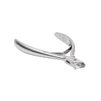 RUCK® tissue nippers stainless 10.5 cm / angled blade 5 mm