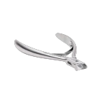 RUCK® tissue nippers stainless 10.5 cm / angled blade 5 mm