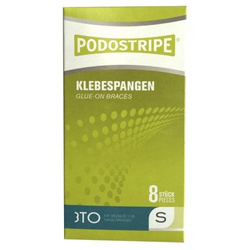 Klamra na wrastające paznokcie, PODOSTRIPE®, rozm S, 8 szt