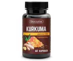 SKOCZYLAS Kurkuma, piperyna, imbir, resweratrol i kwercetyna, 60 kapsułek