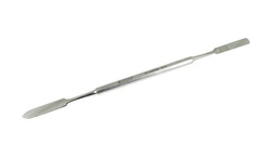 Metal double spatula, 17,5 cm