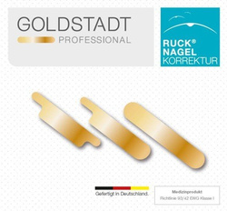 Złote klamry ortonyksyjne zestaw RUCK® GOLDSTADT professional złota klamra pełna 0,10mm, 50szt
