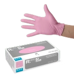 RUCK® Nitril Gloves - pink, M, 100 pc