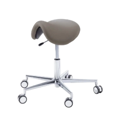 Podologiczny taboret RUCK STOOL saddle, kamienny