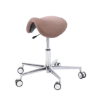 Podologiczny taboret RUCK STOOL saddle, taupe, długi