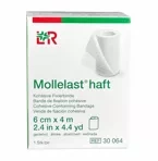 Mollelast® embroidered cohesive support bandage 6 cm x 4 m, 1 roll