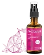 peclavus hand spray do rąk oczyszczająco - pielęgnujący, cytrynowy, 50 ml