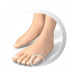 Obrączki żelowe na mały palec stopy RUCK® smartgel, 10 szt.