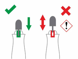 RUCK Certyfikowane kapturki ścierne do pedicure, Ø 10 mm / ziarn. 150 (10 szt.)