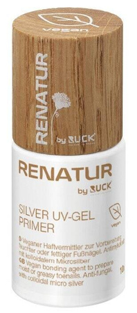 Primer wegański z mikrosrebrem RENATUR by RUCK® Silver UV-Gel Primer, VEGAN, 10ml