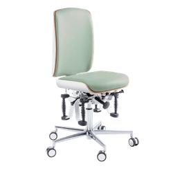 Zdrowotne krzesło RUCK STOOL Bioswing, CPL Biały, szałwia