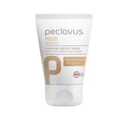 peclavus PODOdiabetic krem do stóp z mocznikiem i mikrosrebrem, 30 ml