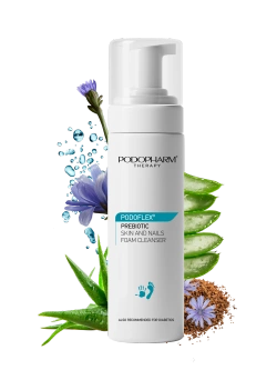 Prebiotyczna pianka myjąca do skóry i paznokci PODOFLEX®, 150 ml