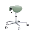 Podologiczny taboret RUCK STOOL saddle, szałwia, długi