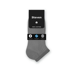 Steven grey ankle socks 100% cotton Sanitized non binding seamless