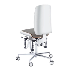 Zdrowotne krzesło RUCK STOOL Bioswing, CPL Biały, kamienny