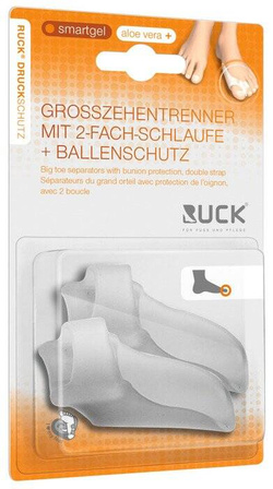 Ochrona Hallux Valgus + separator palucha RUCK® smartgel, 2 szt.