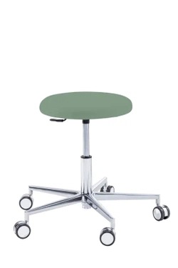 Podologiczny taboret RUCK STOOL round, szałwia