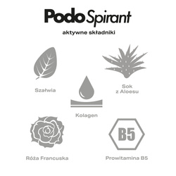 Podoland PodoSpirant – antybakteryjny spray do redukcji potliwości stóp, 50 ml