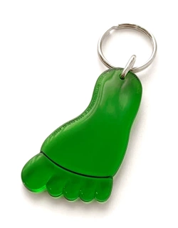 Acrylic key chain in foot shape 1 pc