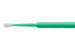 Mikroszczoteczki - aplikatory, miętowa zieleń, 1,5 mm, 100 szt.
