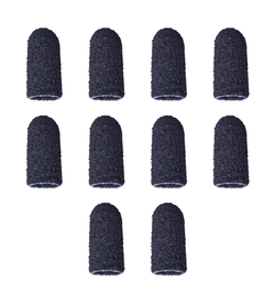 RUCK Certyfikowane kapturki ścierne do pedicure, LONG, Ø 11 mm / ziarn. 80 (10 szt.)