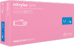 Rękawice nitrylowe nitrylex® pink, M, 100 szt.