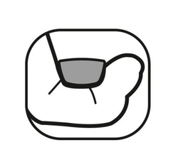 Podologiczne cążki RUCK® do wrastających paznokci, matowe, 11,5 cm