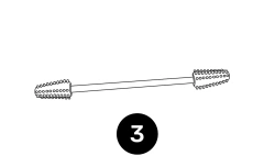 RUCK® patyczek czyszczący złączę głowicy zaciskowej frezarki Nova Pro/SE, 1 szt.