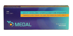 Self - Sealing sterilization pouches, 200 pcs, 9 cm x 23 cm