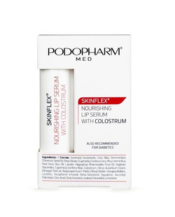 PODOPHARM Odżywcze serum do ust z colostrum SKINFLEX,  4,9g