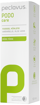 Żel chłodzący do stóp z BIO-aloesem peclavus® PODOcare, 100 ml