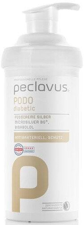 Krem do stóp z mikrosrebrem peclavus® PODOdiabetic, 500 ml