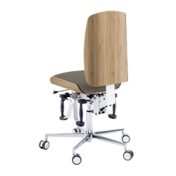 Zdrowotne krzesło RUCK STOOL bioswing, CPL Dąb, mocca