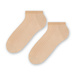 Steven beige ankle socks 100% cotton Sanitized non binding seamless