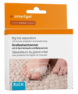 Ochrona Hallux Valgus + separator palucha RUCK® smartgel, 4 szt.