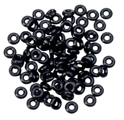 RUCK Protective Rings for Burs, black, Ø 2.34 mm, 10 pcs