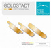 Złota klamra ortonyksyjna RUCK® GOLDSTADT PROFESSIONAL, pełna,  gr 0,15mm, rozm 12, 1szt.